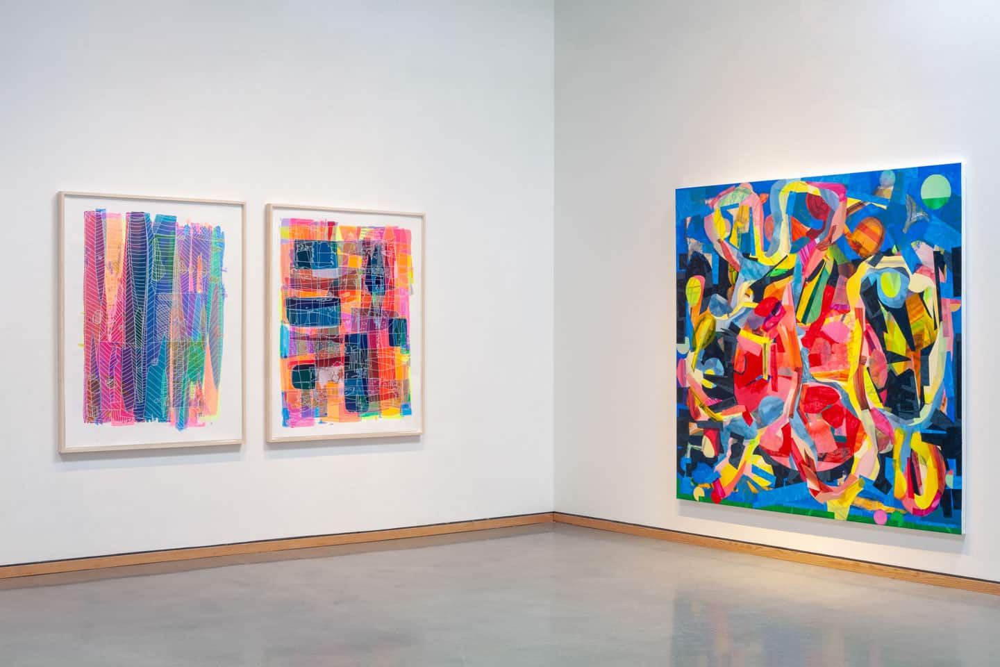 John Eisler and Bradley Harms at Angell Gallery